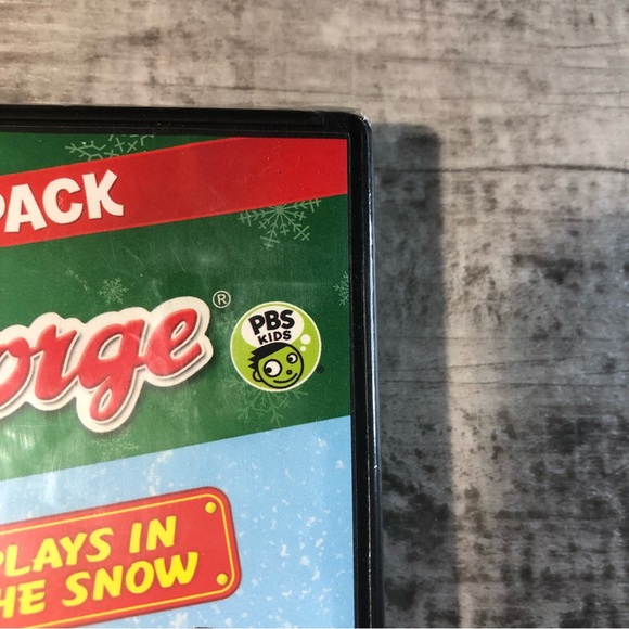 PBS Kids Curious George Holiday 2-Pack New DVD Very Monkey Christmas & Play Snow - Picture 9 of 16
